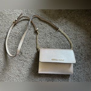 Gold Michael Kors crossbody